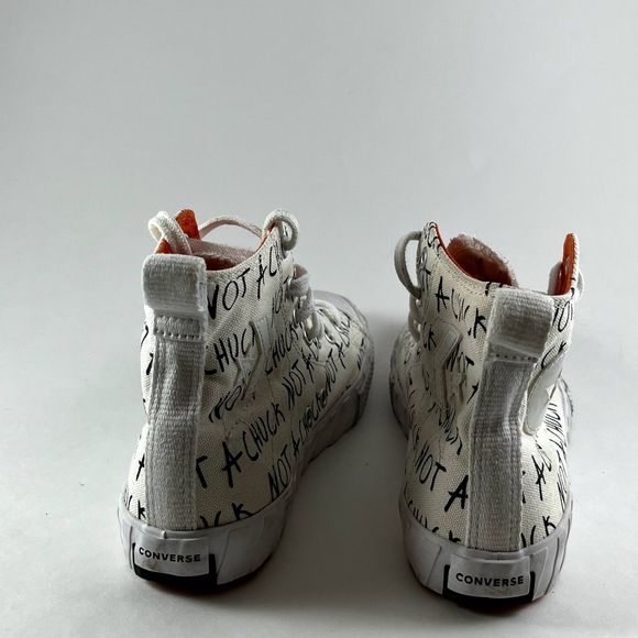 Converse UNT1TL3D High Top ‘Not A Chuck’ Black/White Shoes - YOUTH SIZE 3 - Picture 2 of 7